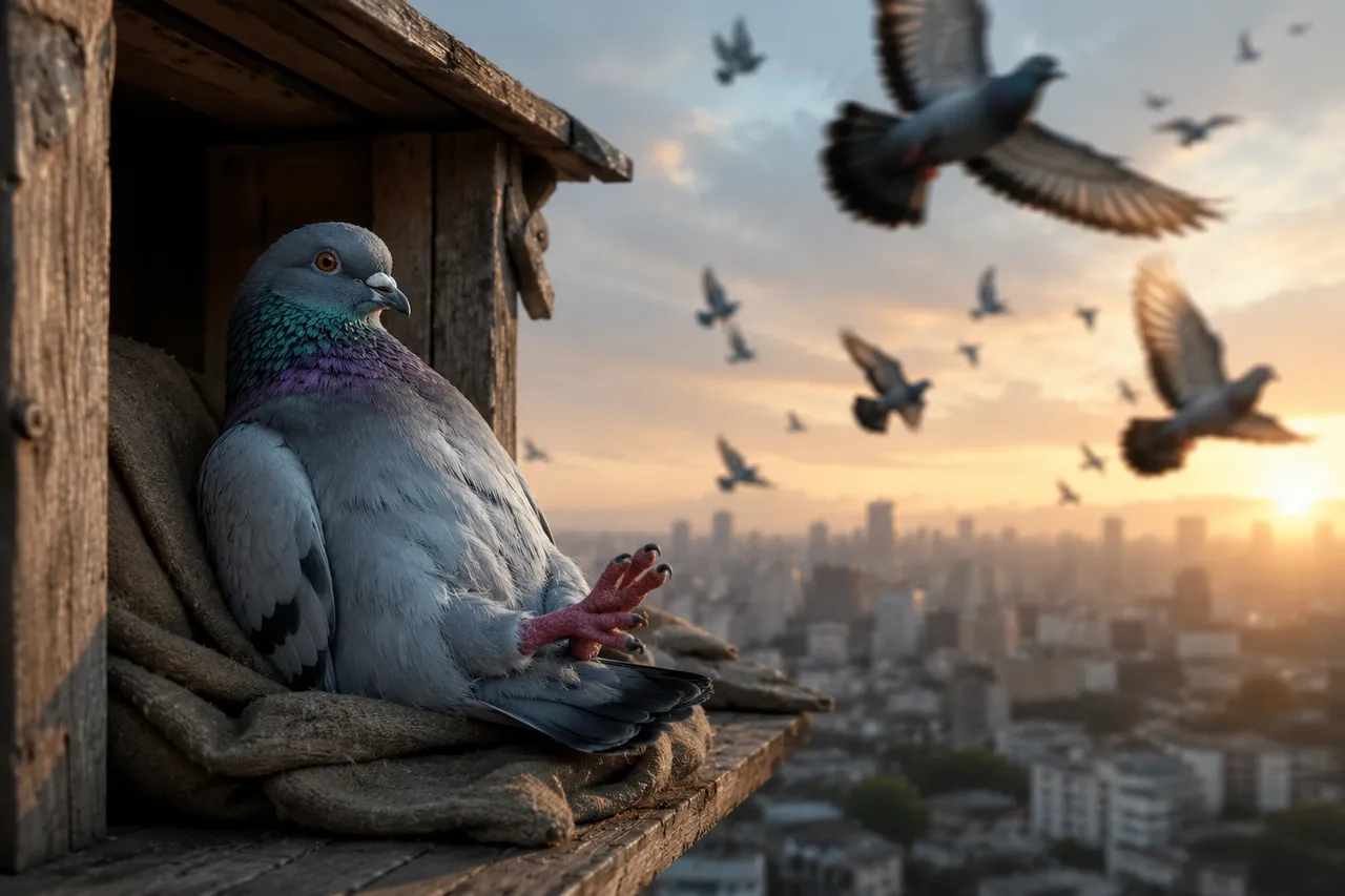 Seu pombo não é lento. Ele só não tem motivo suficiente para voar rápido