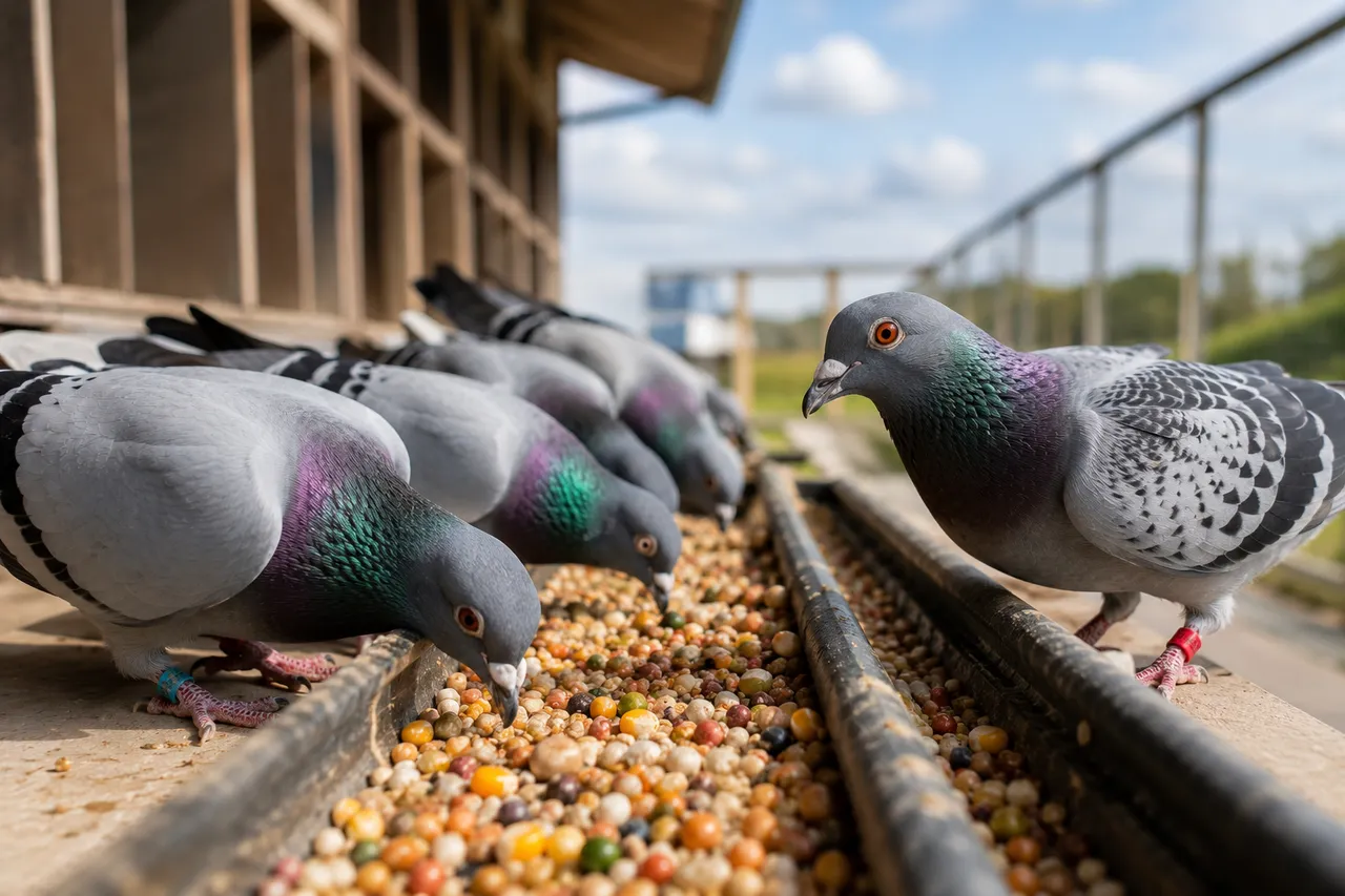 Seu pombo come melhor ou pior que o de um campeão mundial? A resposta incomoda